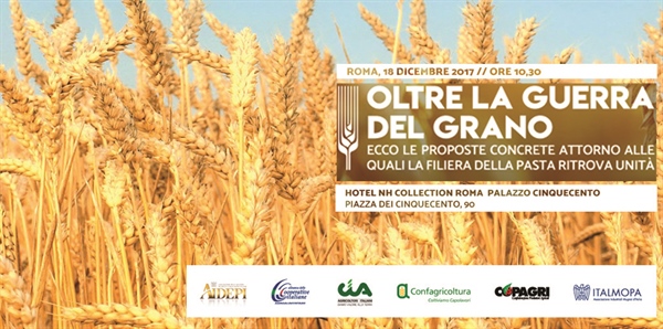 Oltre la guerra del grano - Presentazione del patto di filiera per la pasta italiana